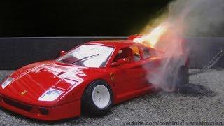 Stance Camber Burnout and Engine Fire || Supercar Destruction