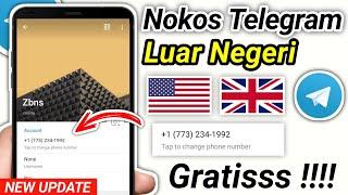 Cara Membuat Nokos Telegram Terbaru 2024 || Telegram nomor luar negeri 100% Work