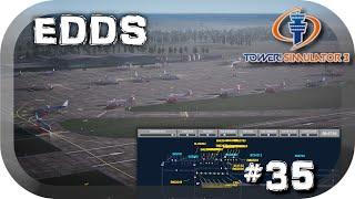 Tower! Simulator 3  EDDS  #35 Unter Hochdruck arbeiten im morgendlichen Abflugschaos *PC/HD/DE*