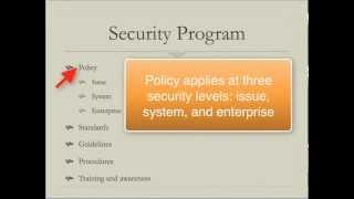 Lecture, Week 4, Intro to Information Assurance and Security