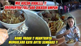 MIE KOCOK VIRALL !! RAMENYA MINTA AMPUNN !! DAGING FULLL