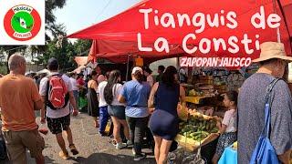 Tianguis de La Consti   Zapopan 4K walking Tour