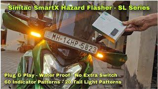 2019 Bajaj Dominar 400 Mods | Simtac Smart X Hazard Flasher, 40+20 Patterns | Waterproof | DNA VLOGS