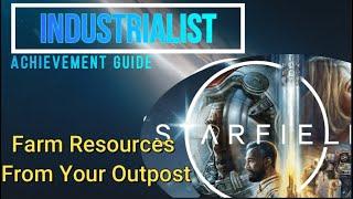 Starfield - Industrialist Achievement Guide - Farm Resources from your Outpost