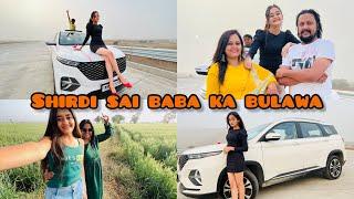 Shirdi se Bulawa agaya | Suddenly Shirdi Jane ka Plan ban gaya In new Car  | Bindass Kavya Vlogs