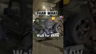 Thar vs BMW Accident hadarabad #music #beats #remix