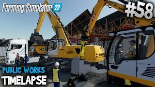 Ultimate Industrial Demolition  Liebherr Compact 914 Takes Charge  Public Works in FS22