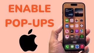 How To Enable Pop Ups on iPhone