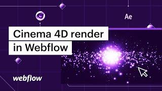 Control a Cinema 4D animation with your mouse on a webpage — After Effects & Lottie in Webflow