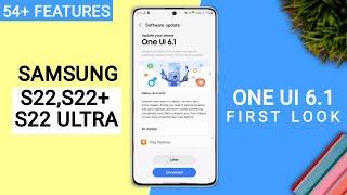 Samsung S22,S22+,S22 Ultra One Ui 6.1 Update | 54+ Hidden Features | Galaxy Ai #samsungs22ultra