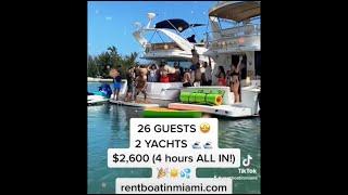 Best Miami Yacht Rental for Your Ultimate Boat Party  Party Yacht Rental for Large Groups