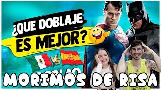 ESPAÑOLES REACCIONAN A DOBLAO/DOBLAJE LATINO VS ESPAÑOL/CUAL ES MEJOR?