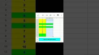 How to find duplicate in Google Sheets in your mobile Phone