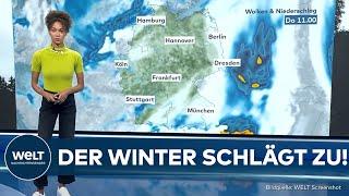 WINTER-FEELING IM HERBST: Temperaturen stürzen – so kalt wird's in Deutschland! | WELT das Wetter