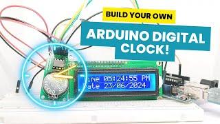 Build Your OWN Arduino Clock with DS1302 RTC and I2C LCD Display Now!