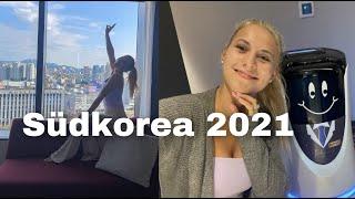 Roboter kommt auf mein Zimmer / Südkorea - Flugbegleiter Vlog - andreaabaam