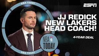 There's a lot of UPSIDE! - Woj on Lakers making JJ Redick new head coach  | NBA Today