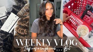 WEEKLY VLOG! THIS WAS A ROUGH WEEK FOR ME... + NEW HAIR + RANDOMNESS | ALLYIAHSFACE VLOGS