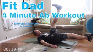 Fit Dad 4 Minute Home Ab Workout