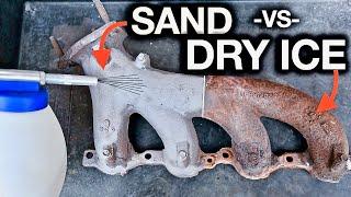 Dry Ice Cleaning versus Sand Blasting Car Parts: What's the Difference?