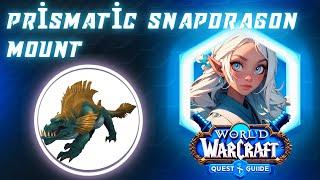 Prismatic Snapdragon Mount Guide: Complete the Siren Isle Questline Within 10 days in Patch 11.0.7!