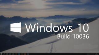 Windows 10 Build 10036 - Updated Start Menu, Task View, System Tray + MORE