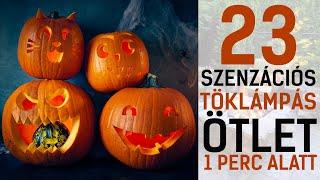 23 SZENZÁCIÓS TÖKLÁMPÁS ÖTLET 2 PERC ALATT!