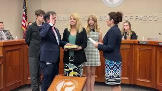 Dr. John Legg sworn in as the new Superintendent of Pasco County Schools.