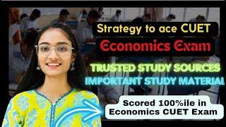 How did I score 100%ile in Economics CUET Exam | How to ace Economics Exam | Tips by an SRCC Student