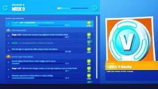 Fortnite WEEK 9 CHALLENGES LEAKED! Season 8 Week 9 challenges!