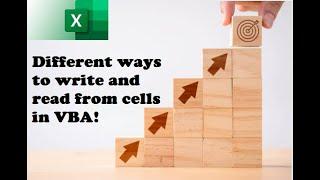 003. READ & WRITE to CELLS in VBA simply explained (Offset, Range, Name, Cell)