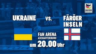 Ukraine - Faröer. Euro-Qualifikationsspiel