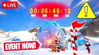 FORTNITE WINTERFEST EVENT COUNTDOWN LIVE 24/7 & Ice Block Event Right Now!