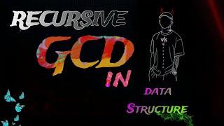 Recursive program to find gcd using c ||@vk_creation20#teaching #technology #video #trendingvideo