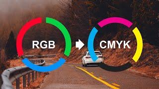 Convert RGB to CMYK for print in 30 second - Adobe Photoshop