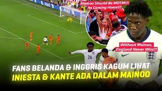 Seperti Melihat Gabungan Iniesta + Kante!! Aksi Kobbie Mainoo Sukses Menyihir Fans Belanda & Inggris