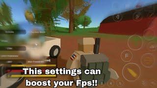 How to reduce or fix lags in unturned mobile !!