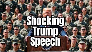 You WILL NOT BELIVE What Happened At Trump's Speech to National Guard!