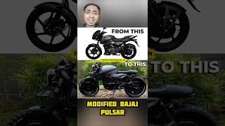 Modified Bajaj Pulsar Caferacer #caferacer #shorts #motomahal #pulsar #modifiedbike