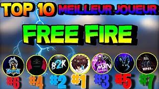 TOP 10 DES MEILLEURS JOUEURS SUR FREE FIRE