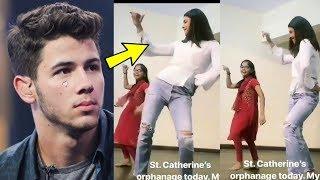 Nick Jonas got emotional whatching Priyanka Chopra dancing with Orphans in Orphange