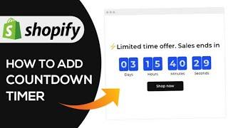 How to create Count Down Timer in Shopify Store 