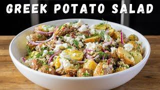 Greek Potato Salad | Easy No-Mayo Potato Salad Recipe