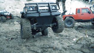 Преодоление крутых горок внедорожниками  RC Adventure Crawler offroad 4x4  Радиоуправляемые машины