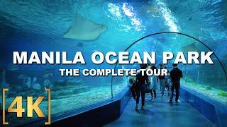The Complete Walk Tour of Manila Ocean Park | 8 Attractions Virtual Tour | 4K | Ermita, Philippines
