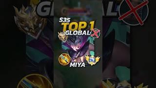 Top 1 Miya S35 No Boots Build! Mobile Legends #mobilelegends #mlbb #gaming