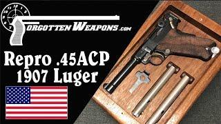 LugerMan Reproduction of the 1907 .45 Test Trials Luger