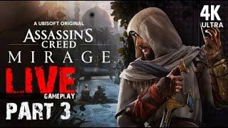 Assassin's creed mirage  gameplay part 2 || assassin's creed mirage  Walkthrough/Gameplay 4k #game