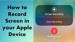 How to Enable Screen Recording on iPhone or iPad