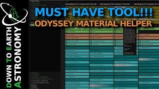 Odyssey Material Helper - Must Have Tool for Elite Dangerous Odyssey